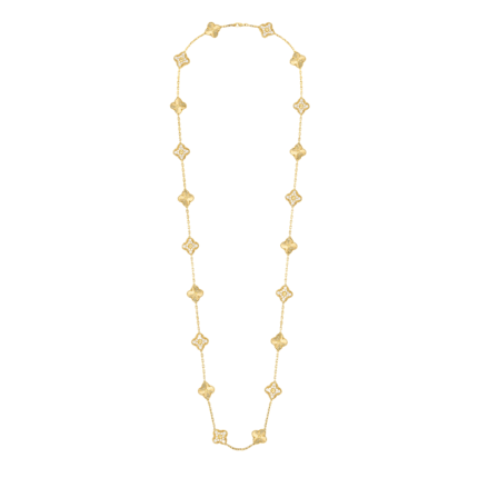 [Van Cleef Arpels]CLOVER 20 MOTIFS LASER DIAMOND NECKLACE