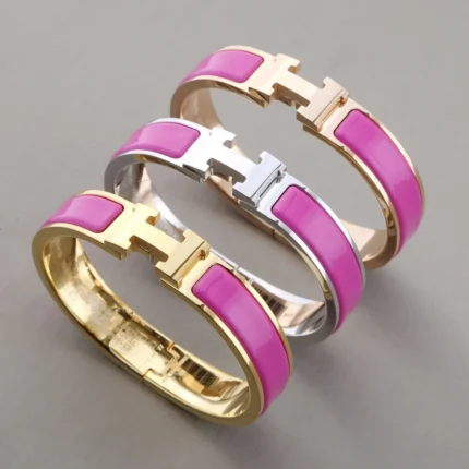 [Hermes]H PURPLE BRACELET