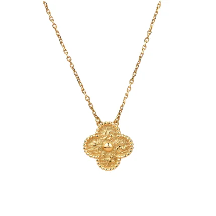[Van Cleef Arpels]CLOVER 15MM  BRONZING NECKLACE