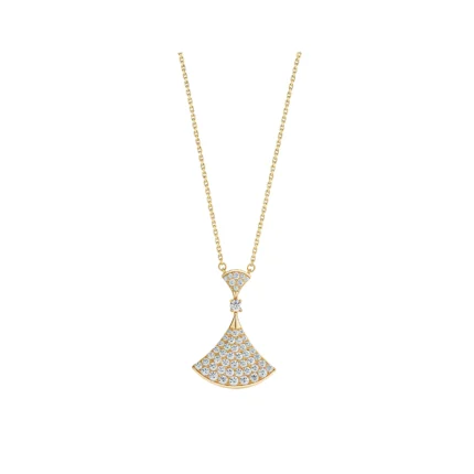 [Bulgari]DREAM NECKLACE GOLD FULL DIAMOND