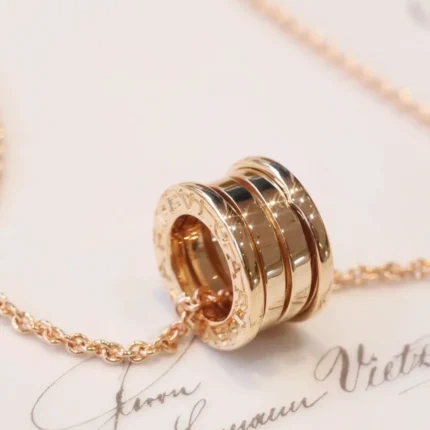 [Bulgari]ZERO 1 PINK GOLD NECKLACE