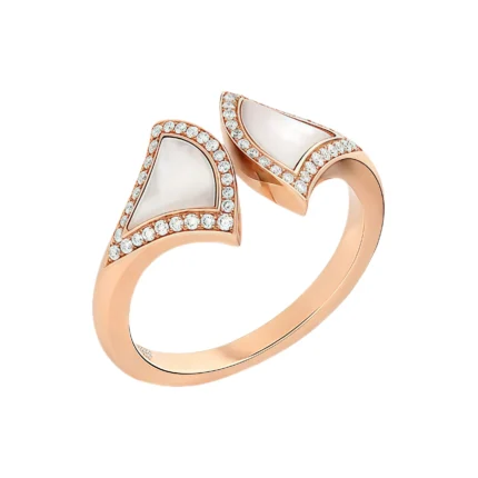 [Bulgari]DREAM MOP DIAMOND OPEN RING