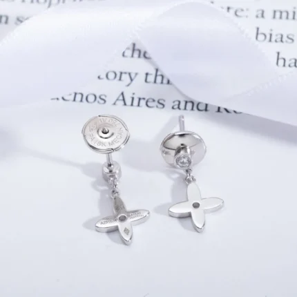 [Louis Vuitton]VIDYLLE SILVER DIAMOND MINI DROP EARRINGS