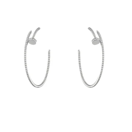 [Cartier]JUSTE EARRINGS FULL DIAMONDS 1.8MM