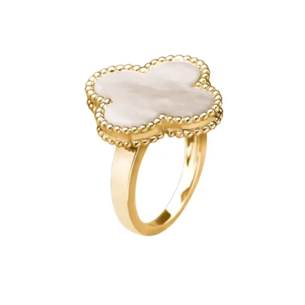 [Van Cleef Arpels]CLOVER WHITE MOP RING