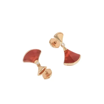 [Bulgari]DREAM Carnelian PINK GOLD EARRINGS