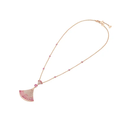 [Bulgari]DREAM NECKLACK DIAMOND PINK GOLD