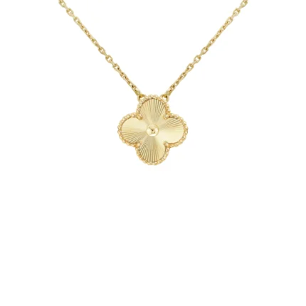 [Van Cleef Arpels]CLOVER 15MM LASER NECKLACE