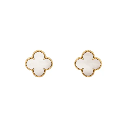 [Van Cleef Arpels]CLOVER MINI GOLD EARRINGS